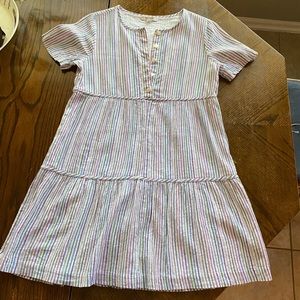 Short sleeve button front babydoll dress from Madewell. Size xs